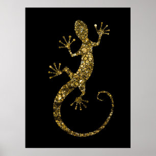 Golden Gecko Poster