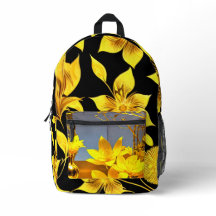 Golden gelb dekoriert Blumendesign