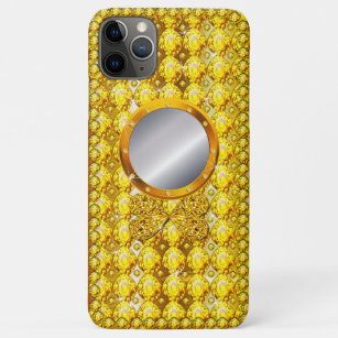 Golden Gemstone Diamond Bling Glitzer Case-Mate iPhone Hülle