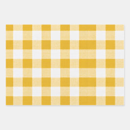 Golden Gingham Wickelrock aus der Golden hour Koll Geschenkpapier Set