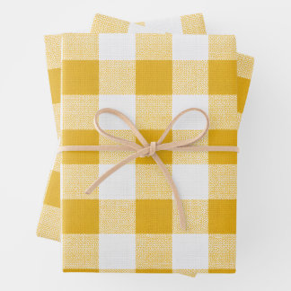 Golden Gingham Wickelrock aus der Golden hour Koll Geschenkpapier Set