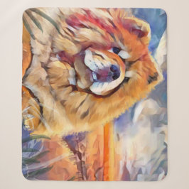 GOLDEN GIRL Chow Sherpa Decke Sherpadecke