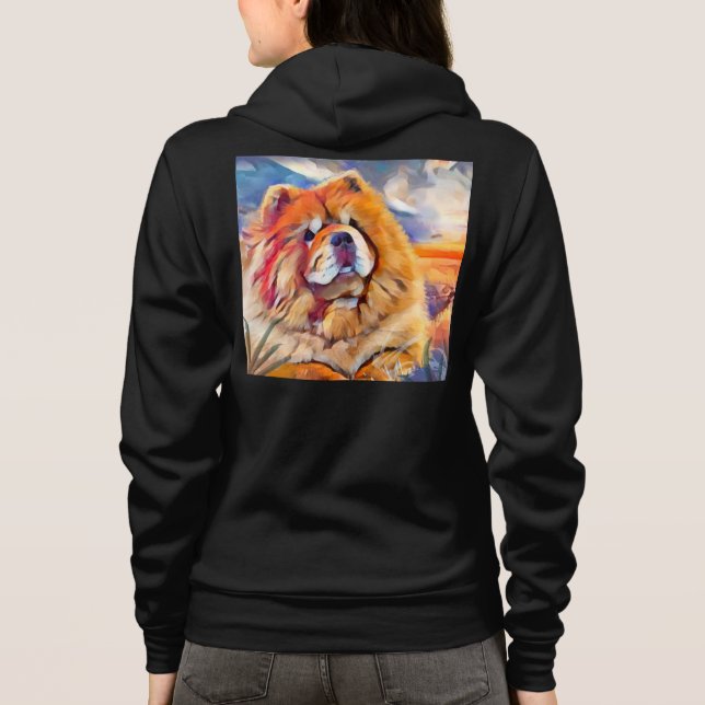 GOLDEN GIRL Chow zip hoodie (Rückseite)