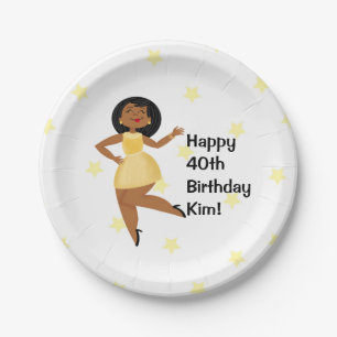 Golden Girl Geburtstag Pappteller