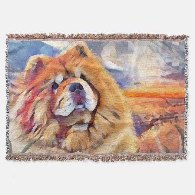 GOLDEN GIRL geflochtene Decke (Vorderseite)
