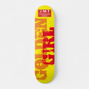 GOLDEN GIRL Skateboard, 7¾ Zoll Deck Skateboard