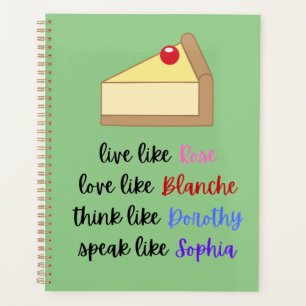 Golden Girls Life Wisdom Planer