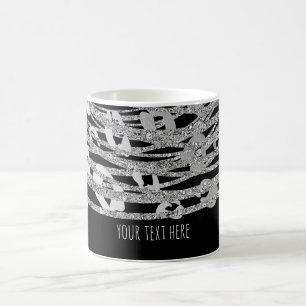 Golden Glam Gepardendruck Exotischer Tierdruck Kaffeetasse