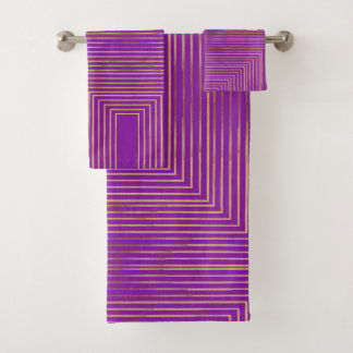 Golden glitter Stripes line art Pattern