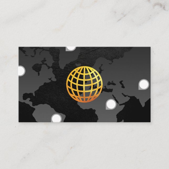 Golden Globe | Carte du monde | Entreprise exécuti (Devant)
