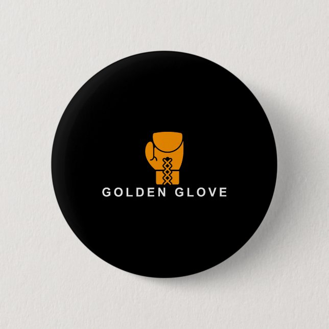Golden-Gloves-Boxmotiviation  Button (Vorderseite)