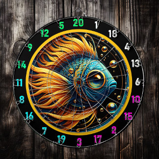 Golden Glow Bettboard Kunst, Dichtung und Musik Dartscheibe