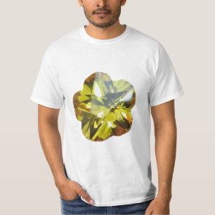Golden Glow - Gelbes Gemstone Blume Design T-Shirt