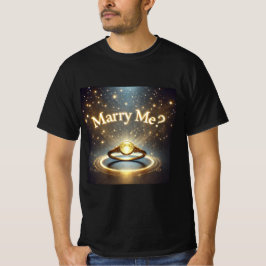 Golden Glow Proposition Me Marier Mens Tshirt