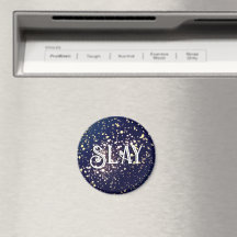 Golden Glow Slay Magnet