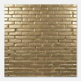 Golden Gold Bricks Patterns Elegantes Minimalistis Tapete