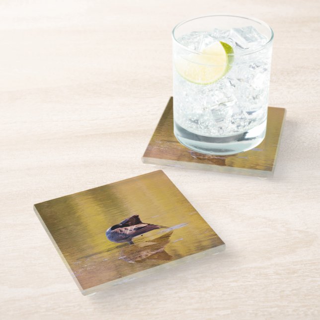 Golden Goose Glasuntersetzer (Schrägansicht)