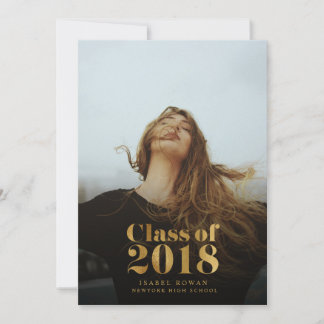 Golden Graduate | Ankündigung von Abschluss Foto