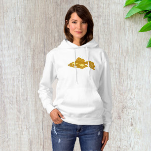 Golden Guppy Fish Niedlich Tropical Aquarium Fisch Hoodie