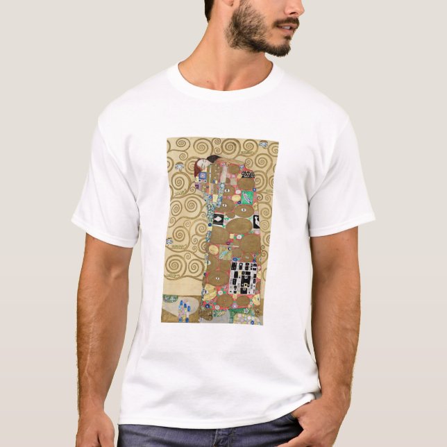 Golden Gustav Klimts berühmtes Gemälde T-Shirt (Vorderseite)