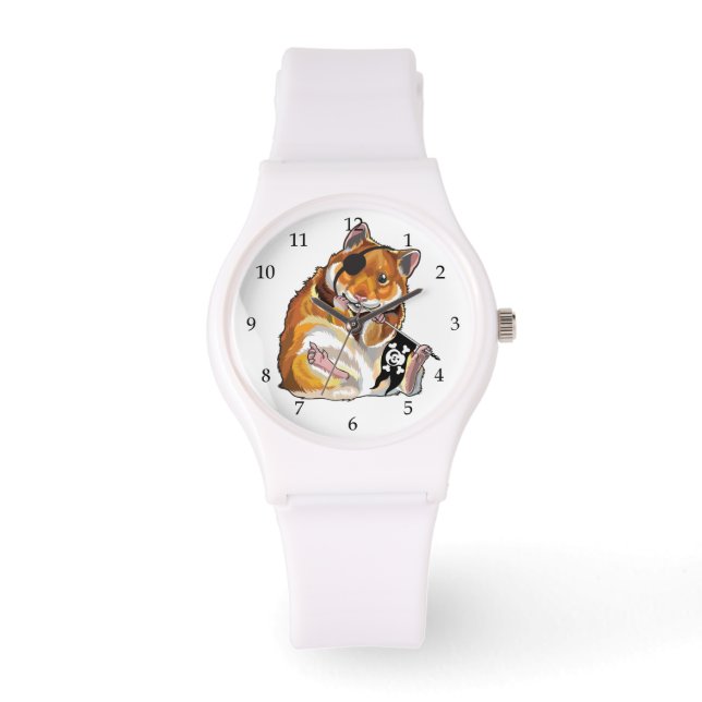 Golden Hamster Pirat Armbanduhr (Vorderseite)