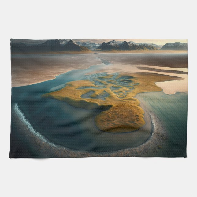 Golden Harmony Geschirrtuch (Horizontal)