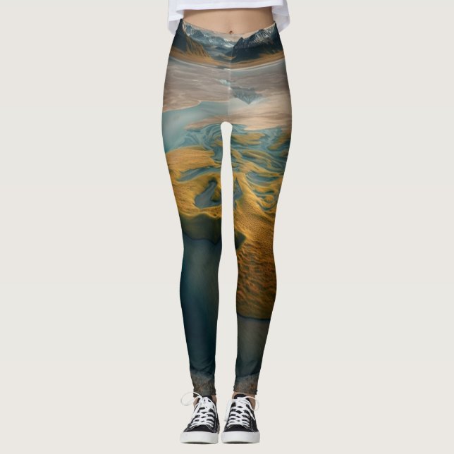 Golden Harmony Leggings (Vorderseite)