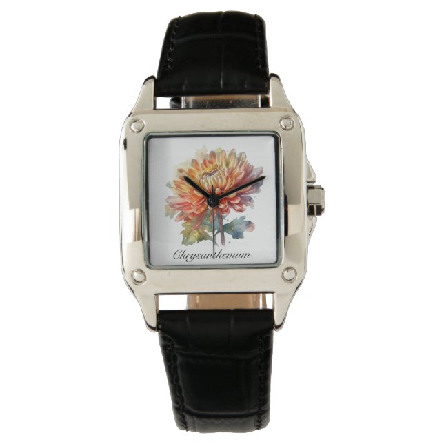 Golden Harvest Chrysanthemum, Brauch Armbanduhr (Vorderseite)