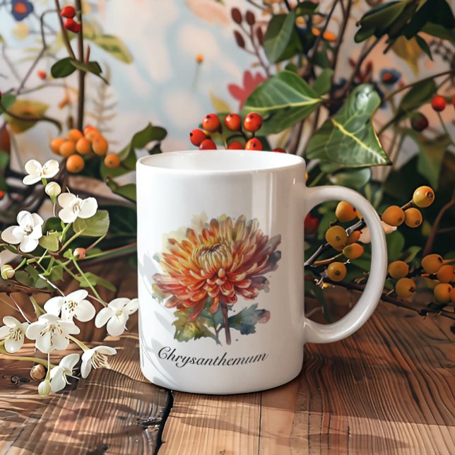 Golden Harvest Chrysanthemum, Brauch Jumbo-Tasse (Von Creator hochgeladen)