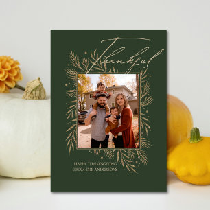 Golden Harvest Erinnerungen Feiertagskarte