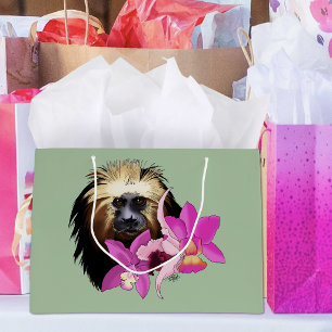 Golden-Headed Löwe Tamarin Monkey Große Geschenktüte