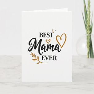 Golden Heart Mamas Tag Karte