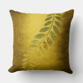 Golden Herbst Felice Verlassen Senf Kissen
