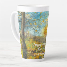 Golden Herbst in einem Eichenhain Aquarell Milchtasse