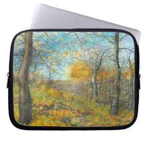 Golden Herbst in einem Eichenhain Laptopschutzhülle