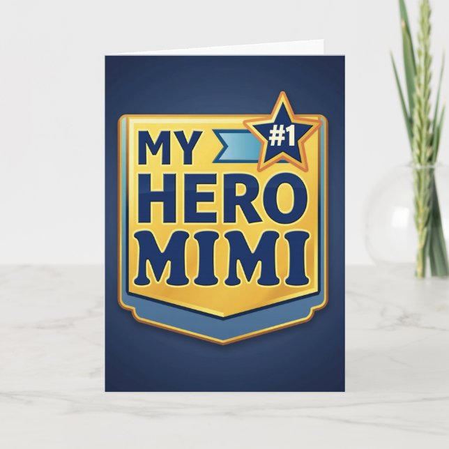 Golden Hero Mimi Emblem Karte (Vorderseite)