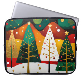 Golden Holiday Grove Laptopschutzhülle