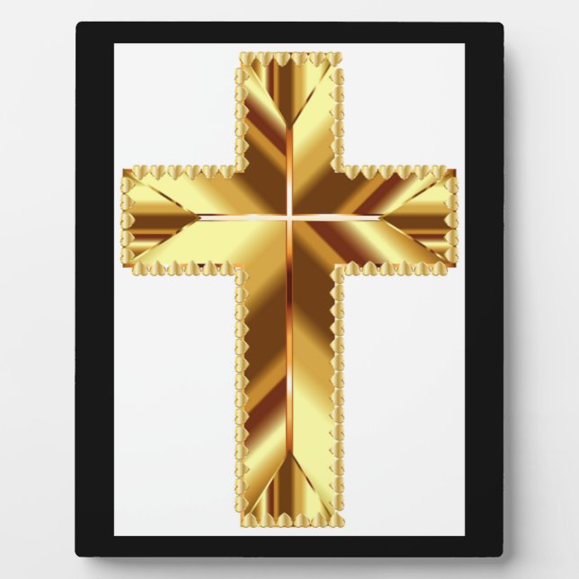 GOLDEN HOLY CROSS FOTOPLATTE (Vorderseite)