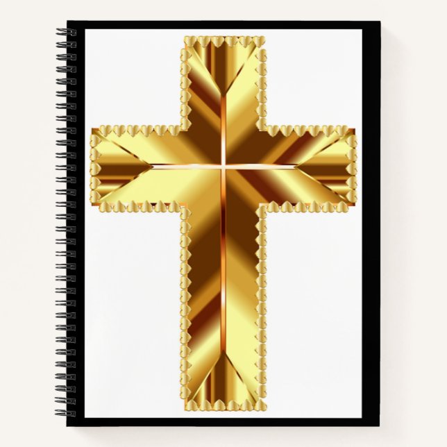 GOLDEN HOLY CROSS NOTIZBUCH (Vorderseite)