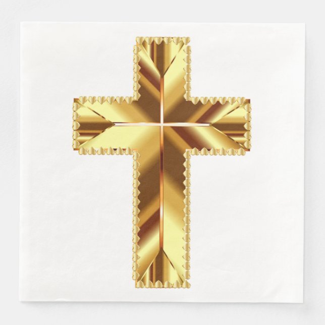 GOLDEN HOLY CROSS SERVIETTE (Vorderseite)