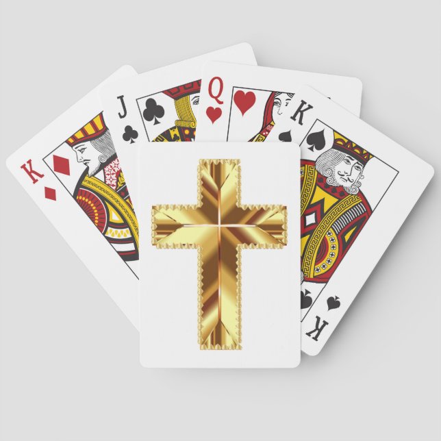 GOLDEN HOLY CROSS SPIELKARTEN (Rückseite)