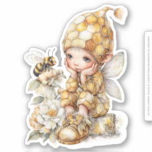 Golden Honey Fairy World – 2b Das Erwachen Aufkleber