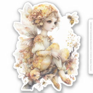 Golden Honey Fairy World – 3a Das Erwachen Aufkleber