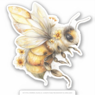 Golden Honey Fairy World – 3a Das Erwachen Aufkleber