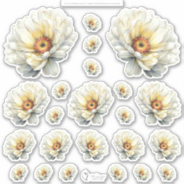 Golden Honey Fairy World – 4a - Blumenblatt Aufkleber