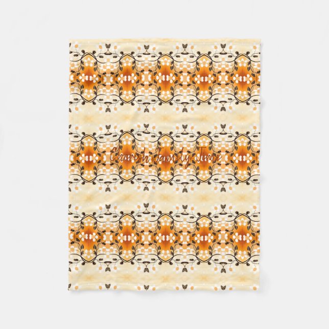 Golden Honey Fleece Blanket (Vorderseite)