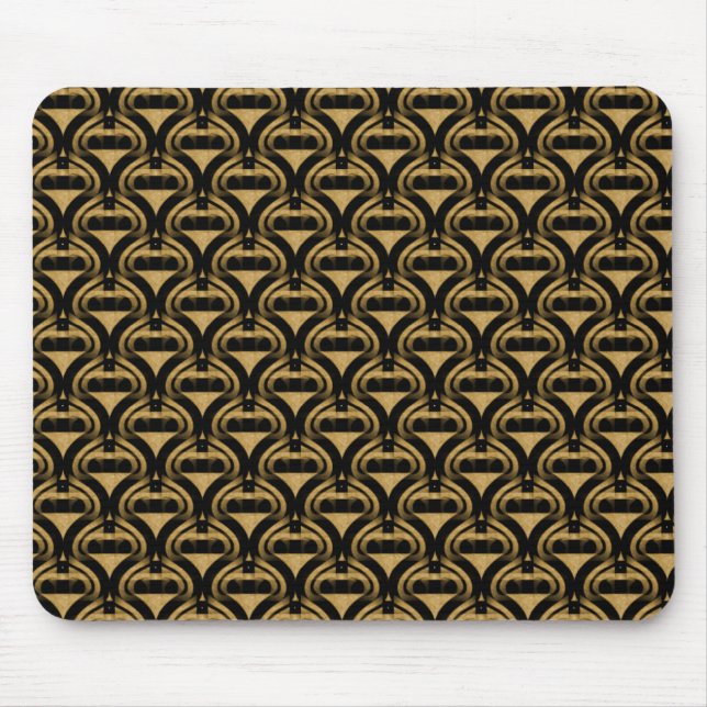 Golden Honey Retro Cool Mousepad (Vorne)