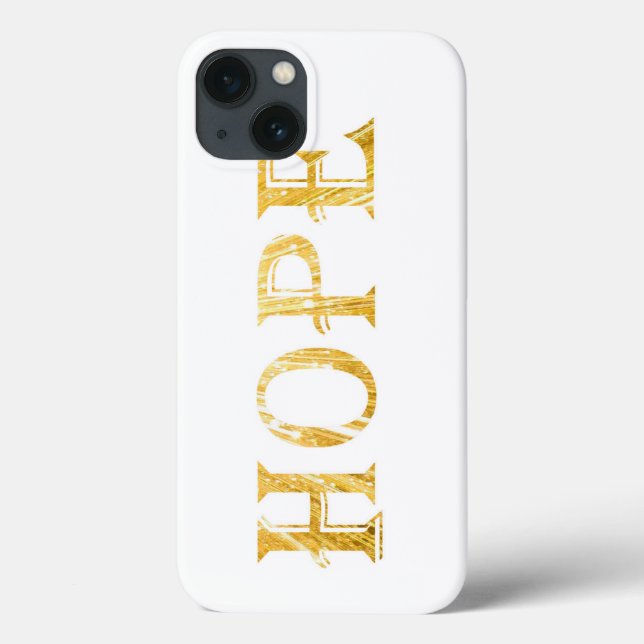 Golden Hope Text Apple iPhone 7, Tough Xtreme Case-Mate iPhone Hülle (Rückseite)