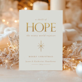 Golden Hope Weihnachtskarte