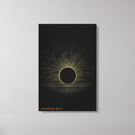 Golden Horizon Radiance Fine Art Leinwand